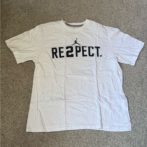 Jordan Brand Jumpman Derek Jeter Re2pect white T-Shirt Men's Size L